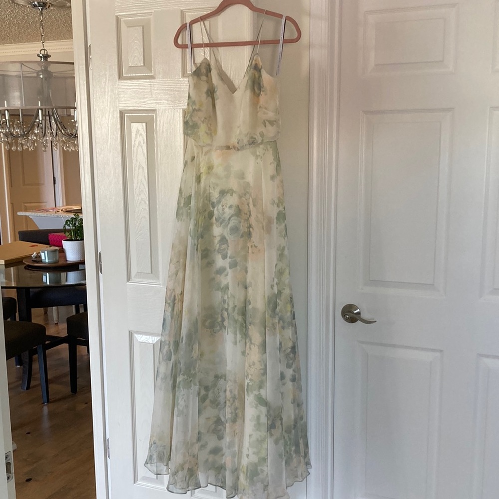 Floral spaghetti strap dress